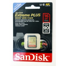 Карта памяти SanDisk 16Gb Extreme Pro SDXC UHS-I U3  V30 90/600x MB/s