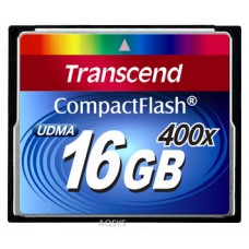 Карта памяти Compact Flash 16GB 400x Transcend (TS16GCF400)