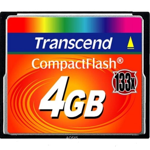 Карта памяти Compact Flash 4GB 133x Transcend (TS4GCF133)