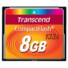 Карта памяти Compact Flash 8GB 133x Transcend (TS8GCF133)