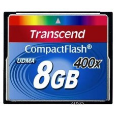Карта памяти Compact flash 8GB Transcend 400X (TS8GCF400)