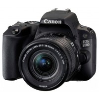Зеркальный фотоаппарат Canon EOS 200D Kit EF-S 18-55mm IS STM Black